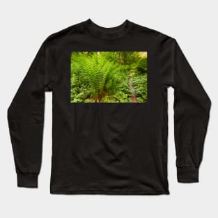 Ferns on the mountain forest Long Sleeve T-Shirt